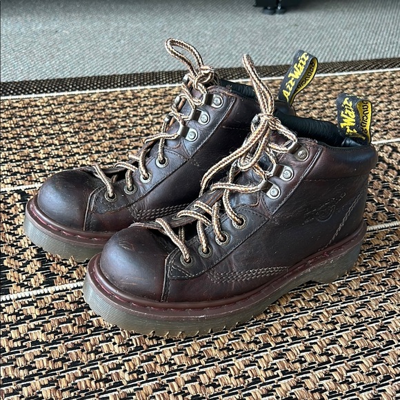 Dr. Martens Shoes - Dr. Martens Brown Leather Boots - Made in England
